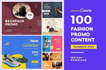 Fashion Sale Content Facebook Posts
