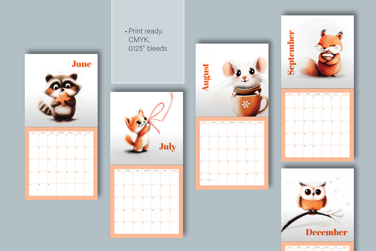 2026 Calendar Template for InDesign preview 6