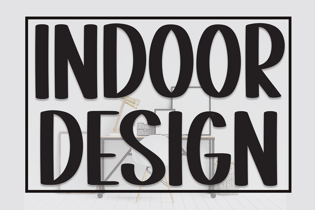 Indoor Design | Script Font, a Script Font by Scratchones (Photo 1 of 8)