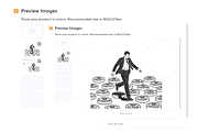 Businessman Avoiding Labels of, a Person Illustration by AlexArt (Thumbnail 3 of 3)