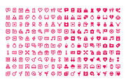 180 Love and Romance Material Icons, a Solid Icon by Creative Stall (Thumbnail 2 of 5)