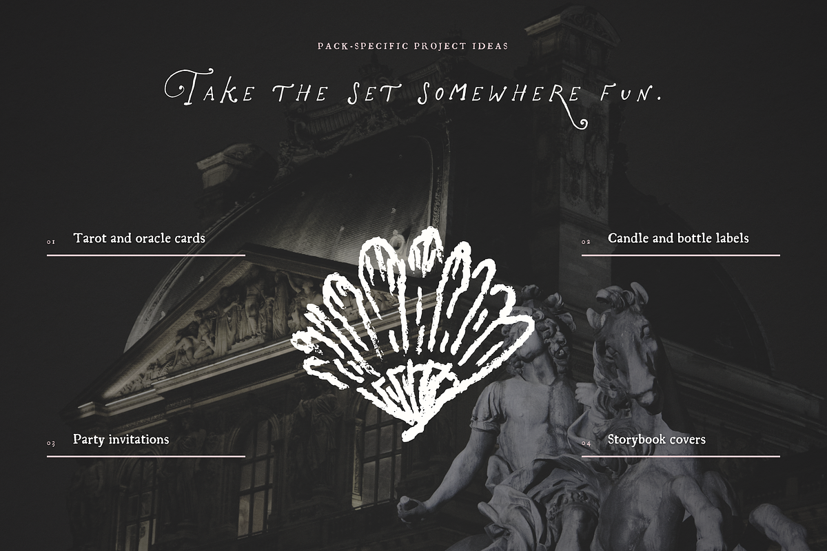 Whimsigoth Aesthetic Clipart Set, an Object Illustration by The October Creative (Photo 7 of 12)