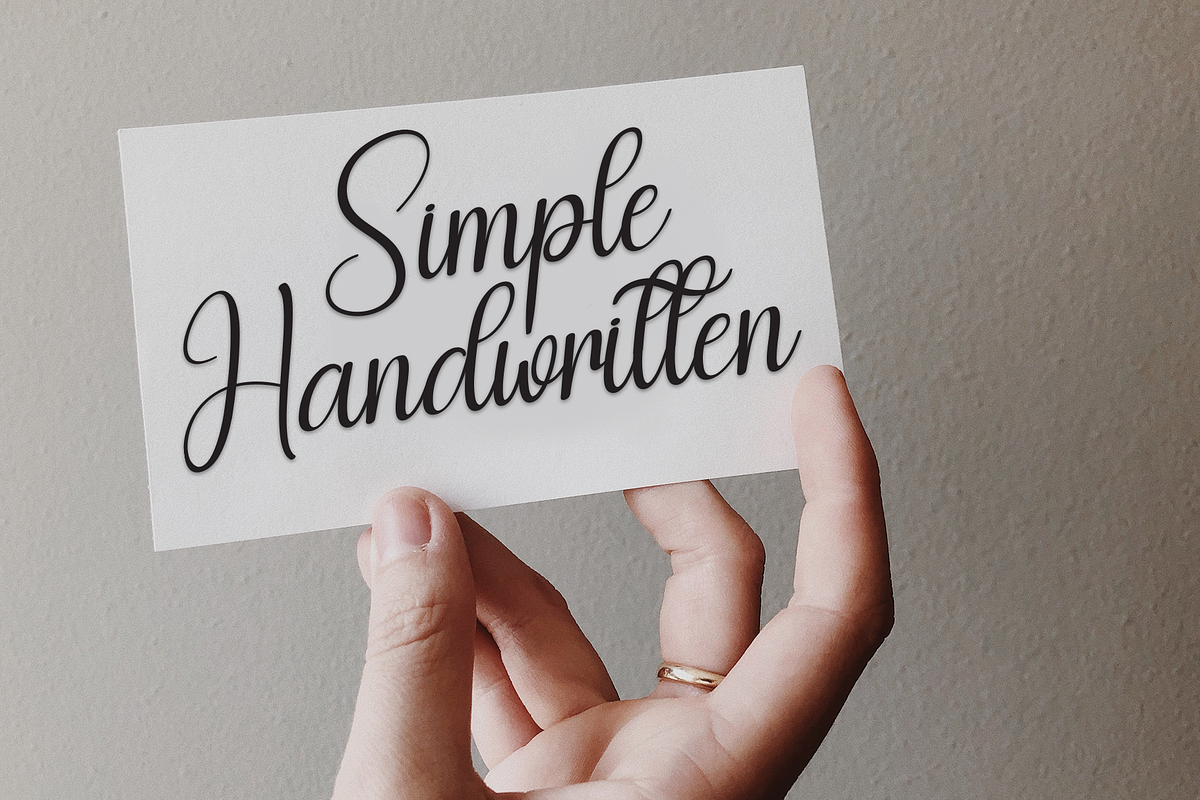 Baking | Script Font, a Handwritten Font by Scratchones (Photo 4 of 9)