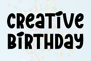 Birthday December, a Sans Serif Font by FreshTypeINK (Thumbnail 1 of 8)