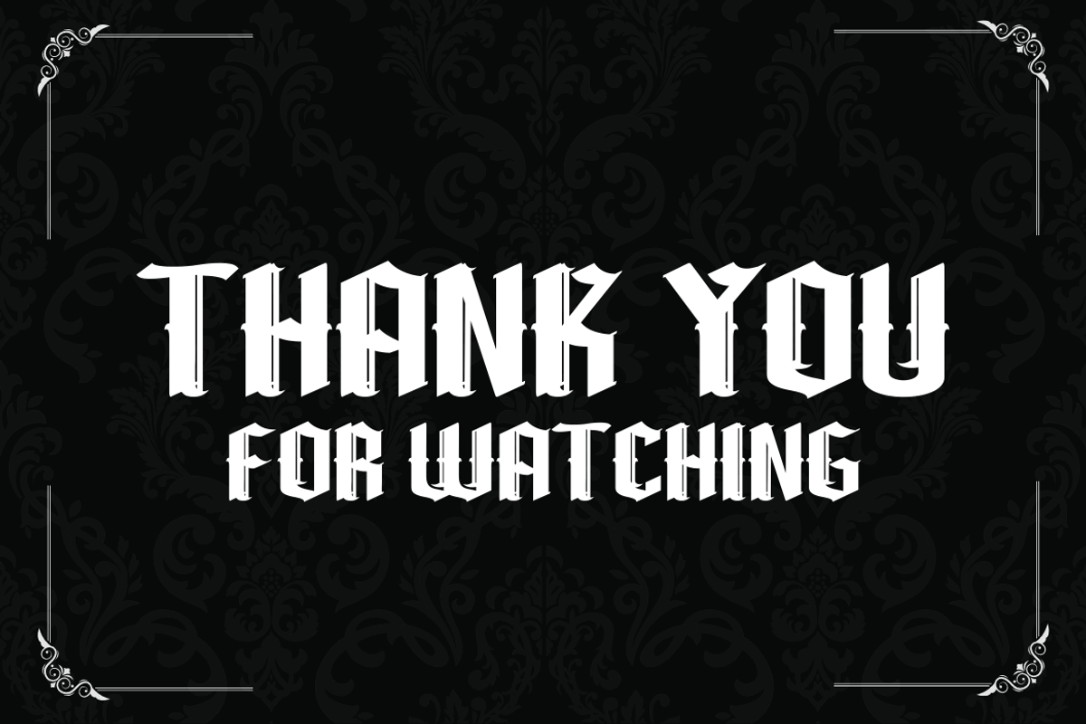 WUSHIN Blackletter font, a Blackletter Font by twinstd (Photo 13 of 13)