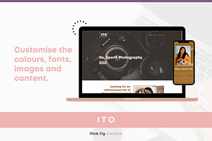 Squarespace Website Template. Ito