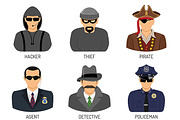 Characters Concept Icons, an Outline Icon by TAlex (Thumbnail 2 of 6)