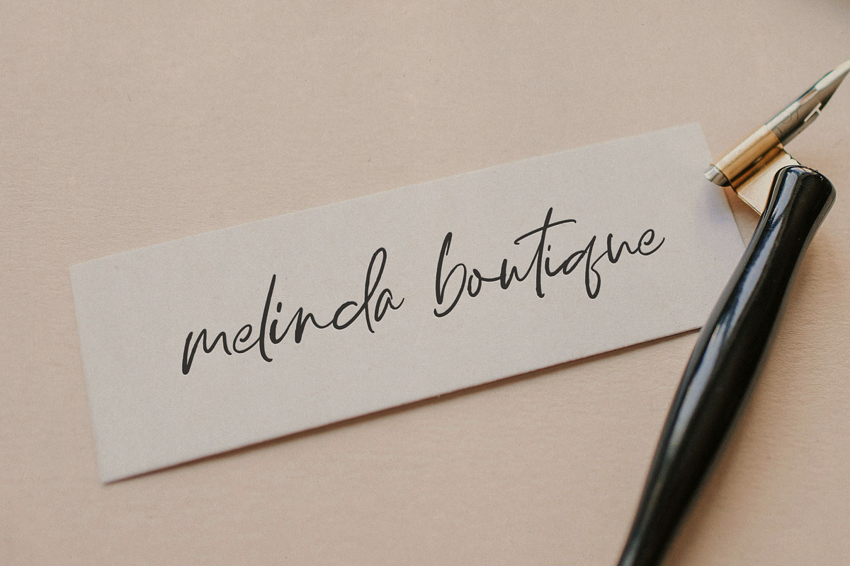 Blestiya Handwritten Script Font, a Handwritten Font by RantautypeStudio (Photo 14 of 17)
