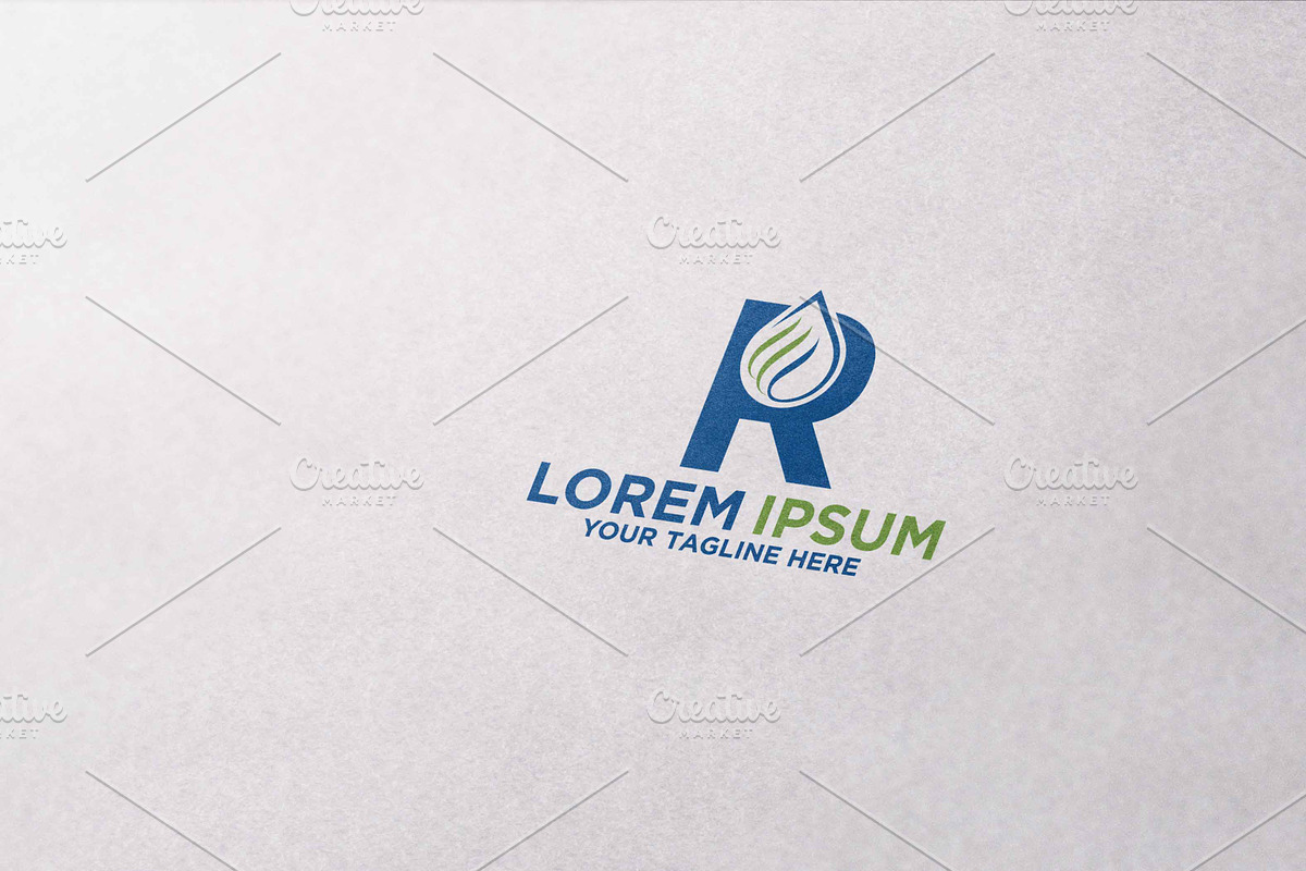 Letter R Oil Energy Drop Water, a Branding & Logo Template by REDVY ...