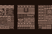 Maya ethnic posters. Aztec tribal, an Object Graphic by Stock-Smart-Start (Thumbnail 2 of 3)