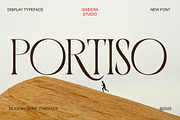 Portiso - Modern Luxury Serif, a Serif Font by Qweera Studio (Thumbnail 1 of 12)