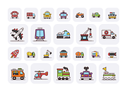 Transportation Icon Set, a Duotone Icon by Brickclay (Thumbnail 7 of 9)