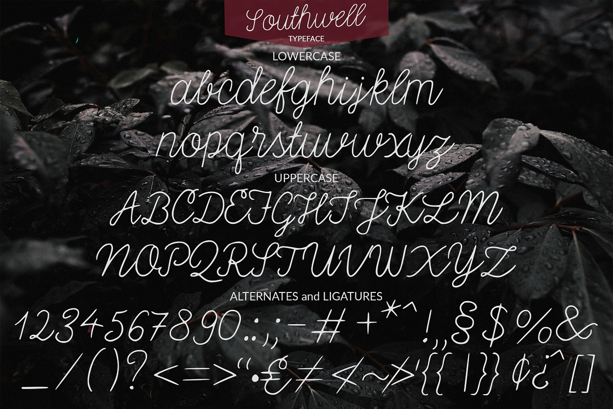Southwell - Handmade Font preview 2