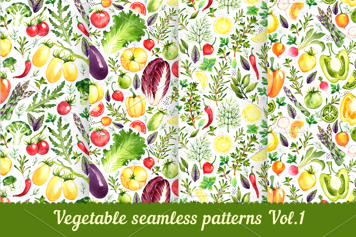 30% Off! Fruits + Vegetables + Herbs, a Food Illustration by Evgeniia Zagreeva (Photo 10 of 12)