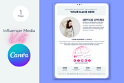 Media Kit Canva Template (1-Page), a Branding & Logo Template by Iampaulrose (Thumbnail 1 of 3)