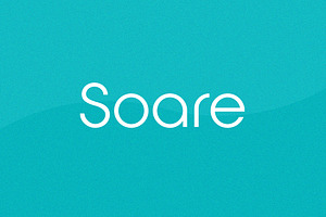 Soare Logo Font, a Sans Serif Font by Shina Design