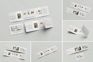 A4 Landscape Trifold Brochure Mockup, an Advertising Mockup by Hubzway