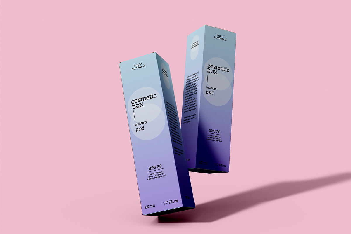 Box Tube Design Mockup, a Packaging Mockup by Hubzway (Photo 1 of 2)