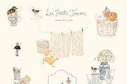 Cottagecore Vintage Illustrations, a Decorative Illustration by whiteheartdesign (Thumbnail 13 of 21)