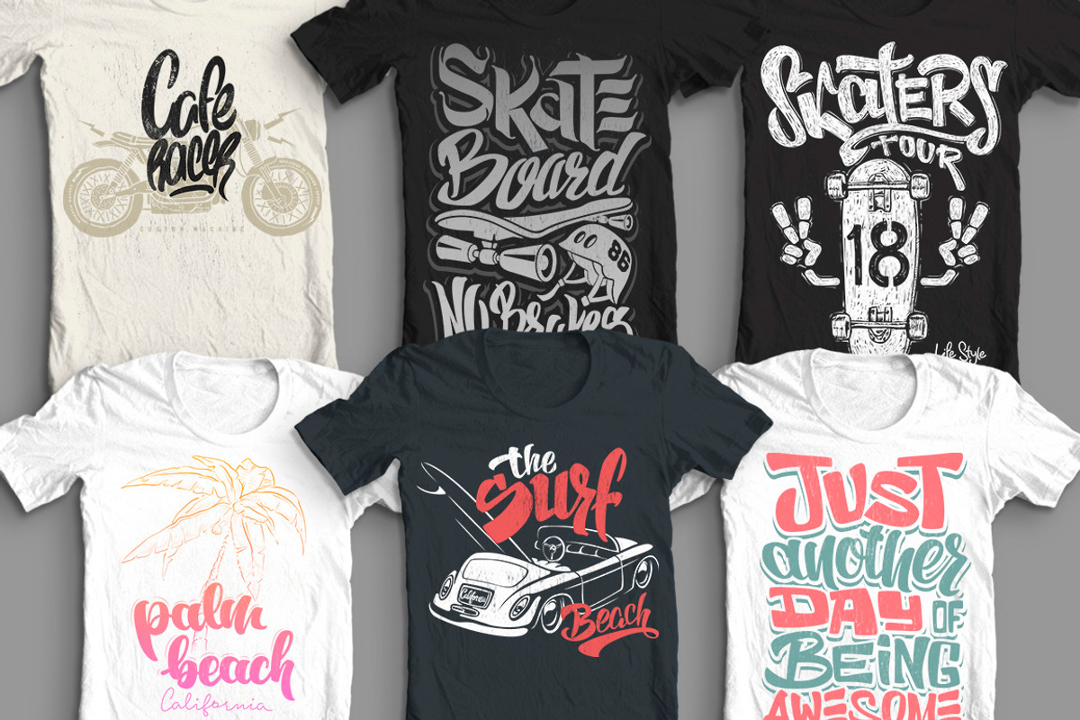 50 T-Shirt designs collection, an Illustration by Urbanshop (Photo 7 of 10)