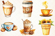 Fall Coffee Sublimation Bundle PNG, an Illustration by Libby Wishes (Thumbnail 5 of 6)