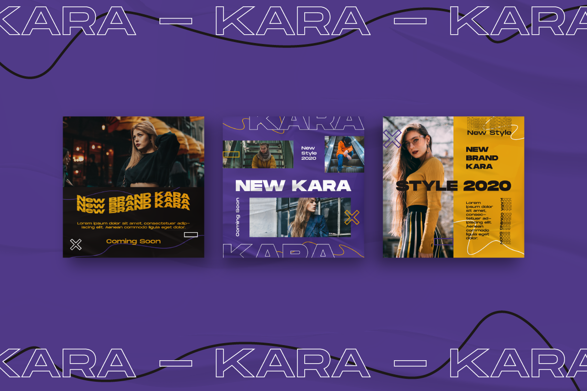 Kara Story & Feed Instagram Template, a Social Media Template by Inkofert (Photo 5 of 12)