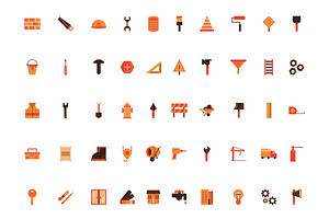 Construction Illustrations Set, an Object Illustration by studiogstock