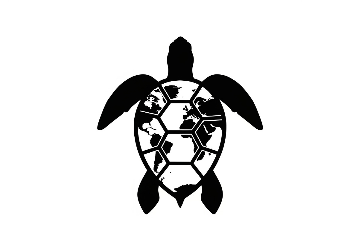World Map Sea Turtle Bundle, an Illustration by Gaye Art (Photo 30 of 31)