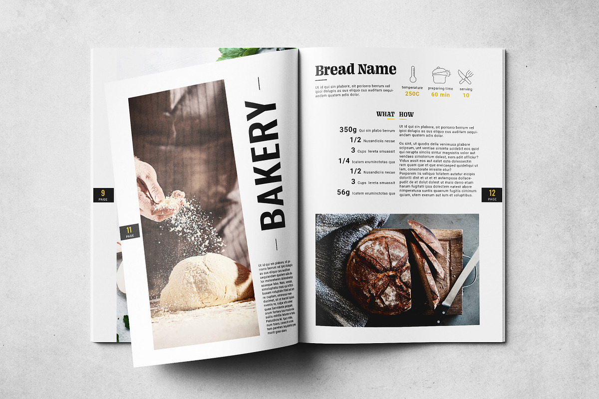 Cookbook Layout, a Print Template by Grkic Creative (Photo 7 of 15)