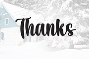 Home Winter | Script Font, a Handwritten Font by Scratchones (Thumbnail 9 of 9)