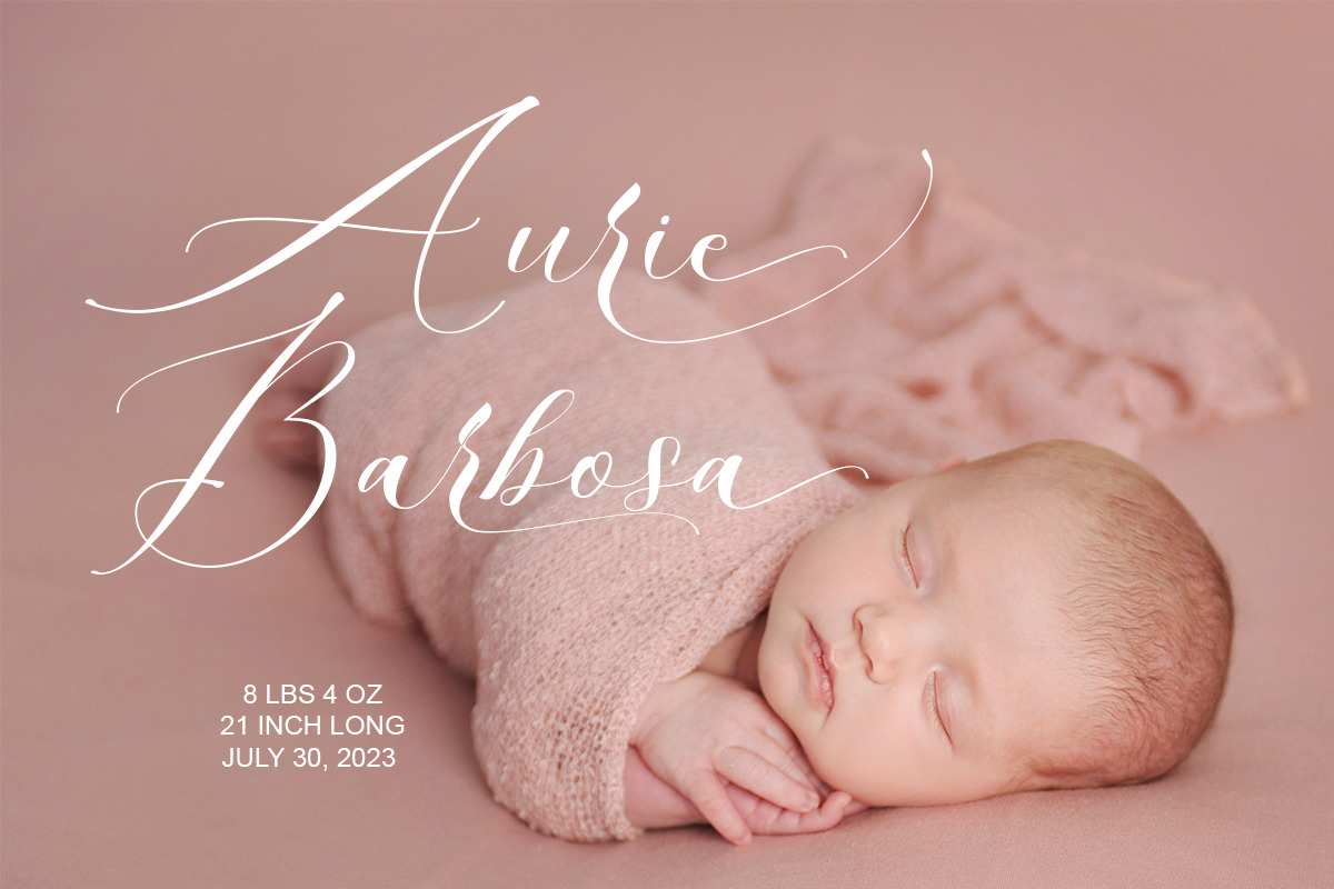 Ambition Bright, a Script Font by Artic Type (Photo 2 of 9)