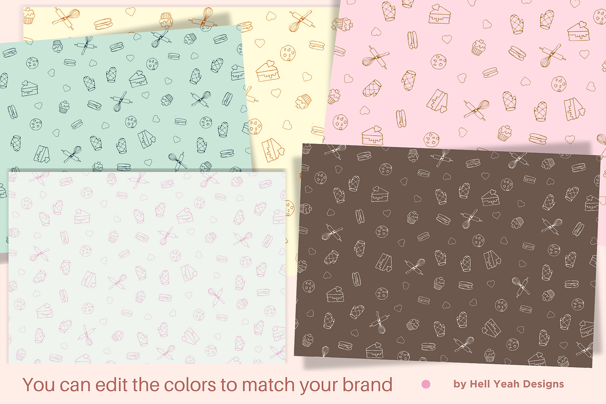 Bakery Wrapping Paper Template, a Stationery Template by Hell Yeah Designs (Photo 3 of 8)