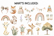 Boho Baby Clipart, an Illustration by PassionPNGcreation (Thumbnail 2 of 11)