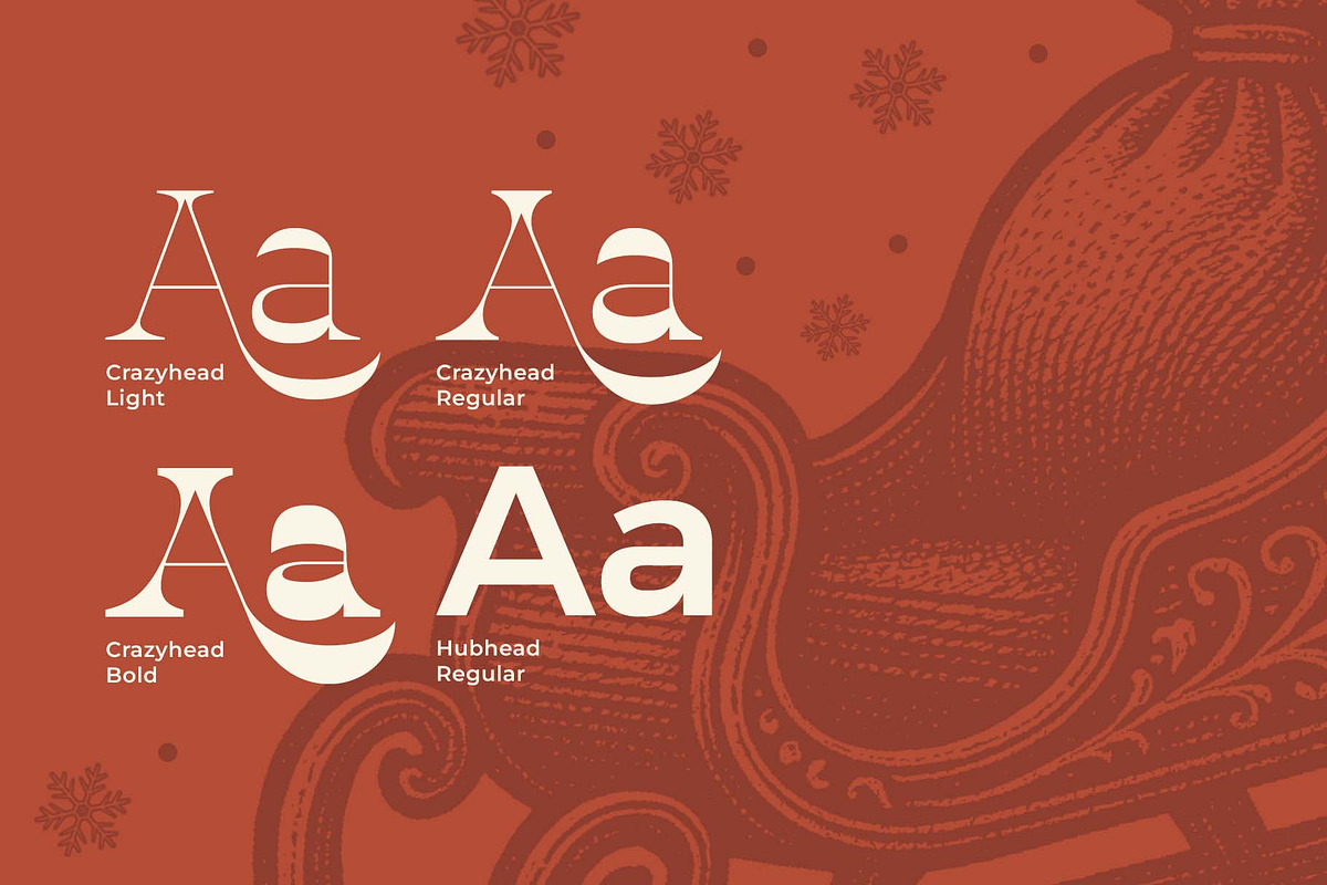 Christmas Wisper Unique Font Duo, a Font by Headfonts (Photo 2 of 9)