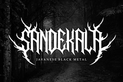 Haveron | Death Metal Typeface, a Symbol Font by Masyafi Studio (Thumbnail 6 of 8)