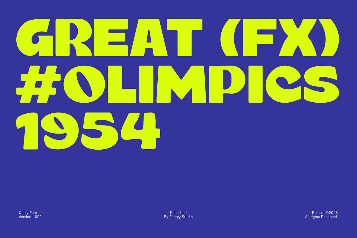 Qinky - Bold Display Font, a Sans Serif Font by NazmulsDesign (Photo 10 of 26)