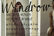 Windrow - Brush Cursive Font Family, a Handwritten Font by Lilithcollageart (Thumbnail 5 of 8)