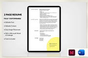 Modern Resume/CV Template Pack, a Presentation Template by Elm Design (Thumbnail 4 of 4)