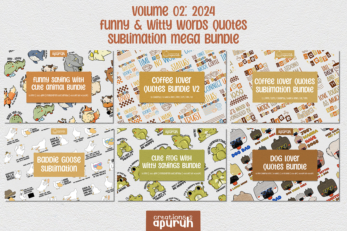 Volume 02: 2024 Shop Mega Bundle, a Decorative Illustration by creationsbyapuruh (Photo 3 of 6)