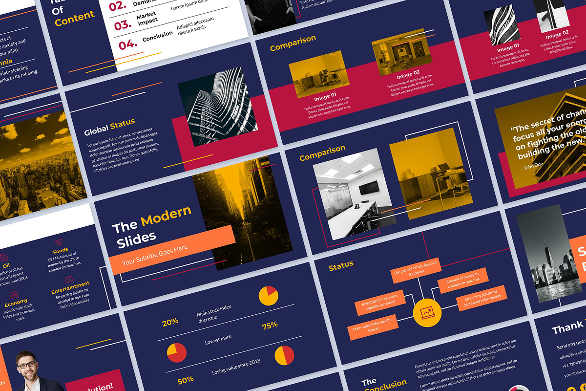 Business Google Slides, a Presentation Template by Fitra Noor (Photo 1 of 3)