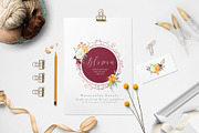 Watercolor Floral Set - Blossom, an Illustration by Pixavics (Thumbnail 7 of 11)