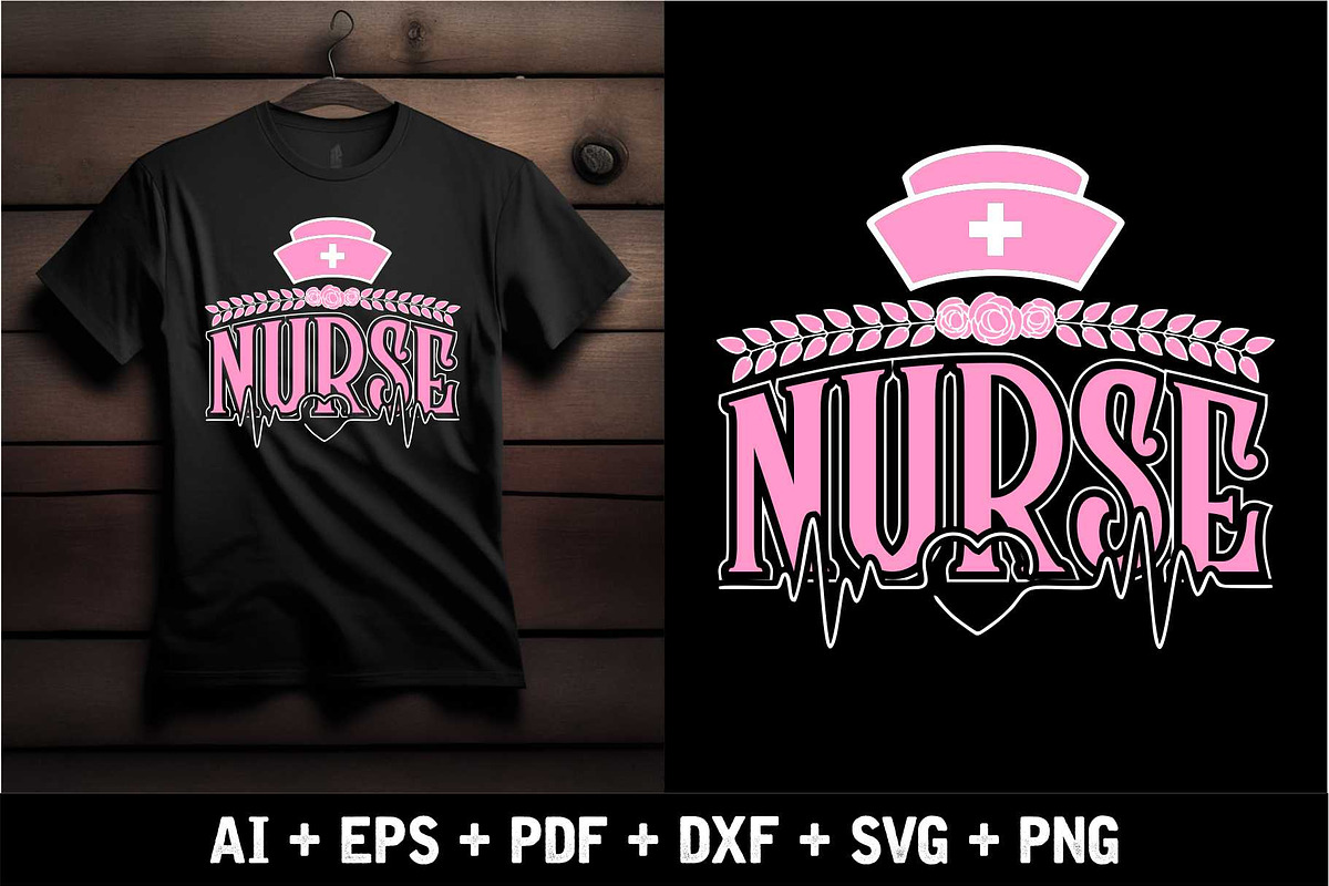 Nurse Shirt Design | Bold Nurse PNG, a Graphic by Vector Portal (Photo 3 of 6)