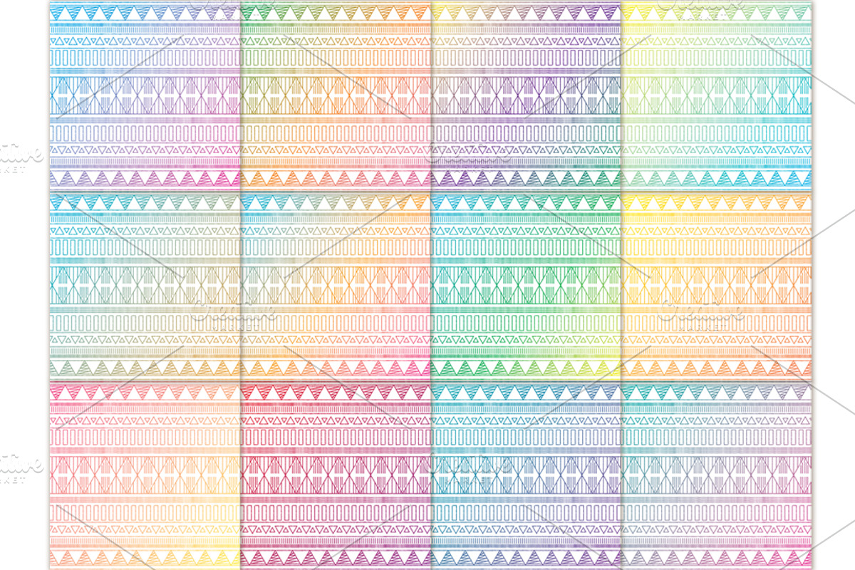 Aztec Gradient 16 Pattern Set preview 2
