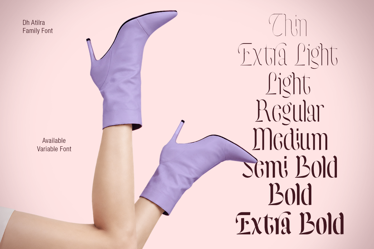 Dh Atilras - 8 Fashion Serif Family, a Serif Font by Dharmas Foundry (Photo 6 of 15)
