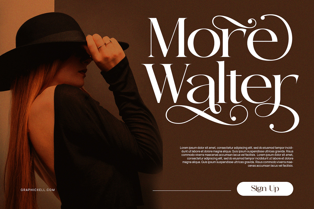 Voting Calligraphy Serif Font, a Serif Font by Graphicxell (Photo 7 of 9)