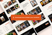 Restaurant Website Template, an UI Kit Template by Kreativ Space (Thumbnail 5 of 5)