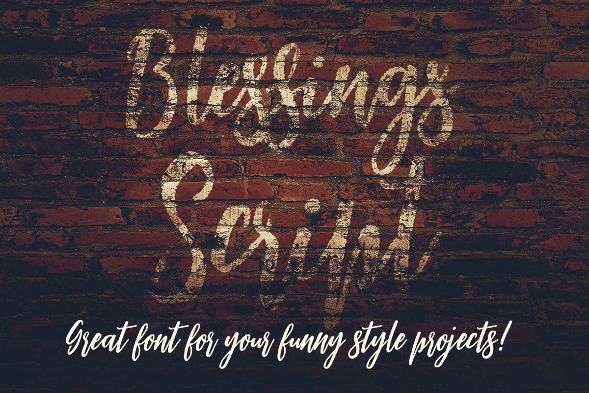 Blessings Script Font preview 4