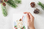 Christmas Florals&Birds, an Illustration by PS_patterns (Thumbnail 5 of 5)