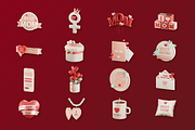 Mothers Day 3D Icon Set, a 3D by Laimmilka (Thumbnail 4 of 4)