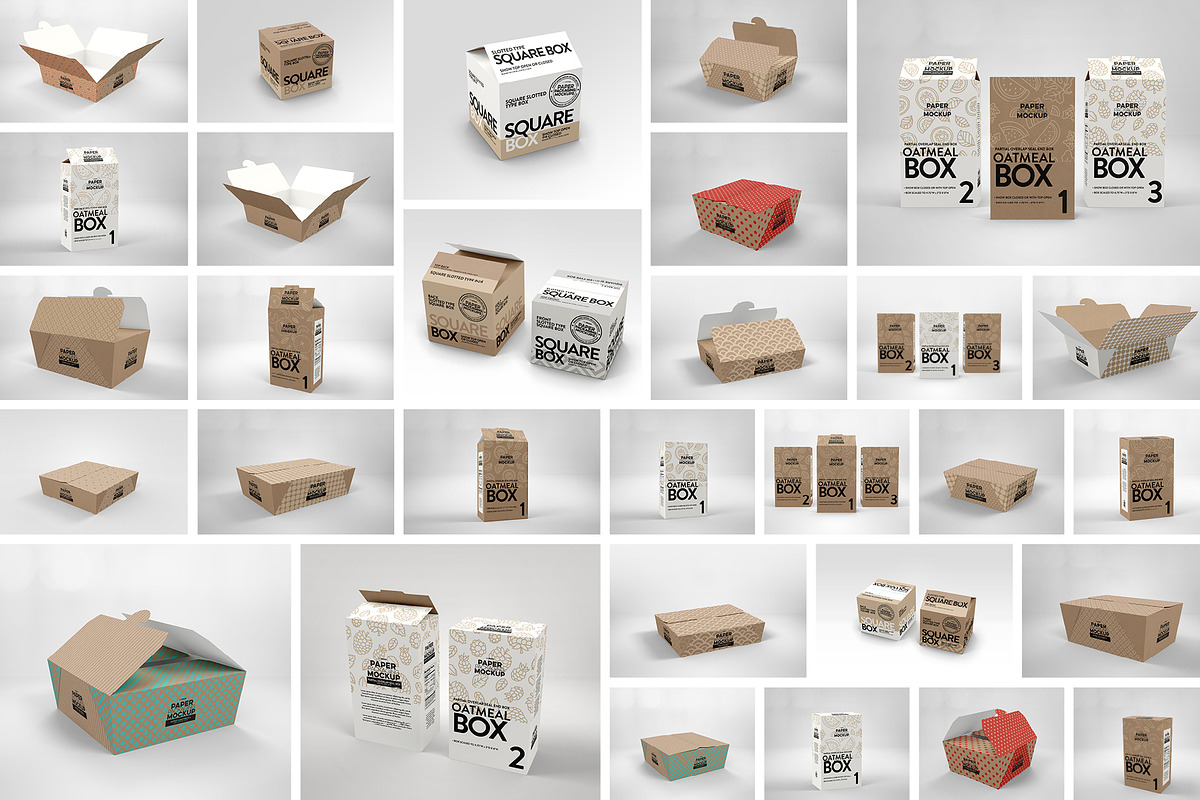 BUNDLE: Paper Packaging Mockup, a Cups & Container Mockup by INCDesign (Photo 13 of 18)